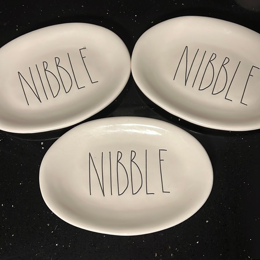 Rae Dunn Set of 3 Nibble Ovals